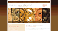 Desktop Screenshot of karelhajek.org